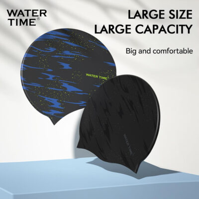 689c645b8883a27e195d92f1af84a5f93e7df3a5d61115f6ef1d3.jpg WATERTIME Swim Caps for Women Waterproof hat Comfortable Bathing Adult Cap Silicone Swimming Hat for Long Hair