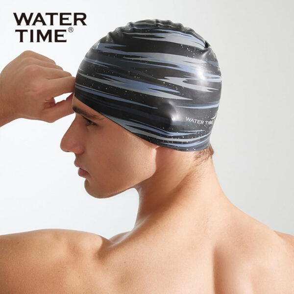 689c645eee934f0d0e6f53ba96964f9f98763499011019c0e360b.jpg WATERTIME Swim Caps for Women Waterproof hat Comfortable Bathing Adult Cap Silicone Swimming Hat for Long Hair