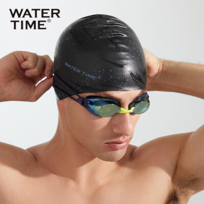 689c646fa7dff63c57a39e3dfbe07ae51e11acdb8fe5aaa7ffba0.jpg WATERTIME Swim Caps for Women Waterproof hat Comfortable Bathing Adult Cap Silicone Swimming Hat for Long Hair
