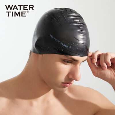 689c6475f0629c11a315b426b0bbc66e5abe1bebeffe86b73c028.jpg WATERTIME Swim Caps for Women Waterproof hat Comfortable Bathing Adult Cap Silicone Swimming Hat for Long Hair