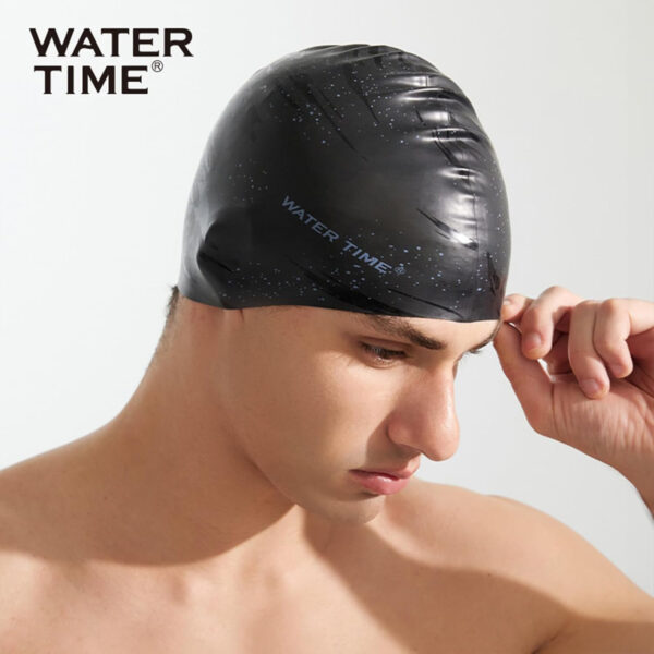 689c6475f0629c11a315b426b0bbc66e5abe1bebeffe86b73c028.jpg WATERTIME Swim Caps for Women Waterproof hat Comfortable Bathing Adult Cap Silicone Swimming Hat for Long Hair
