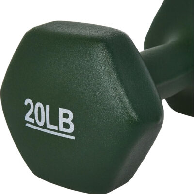 Amazon Basics Neoprene Dumbbell Hand Weights for Exercise and Muscle Toning