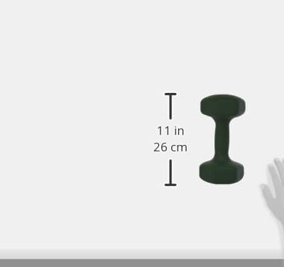 Amazon Basics Neoprene Dumbbell Hand Weights for Exercise and Muscle Toning