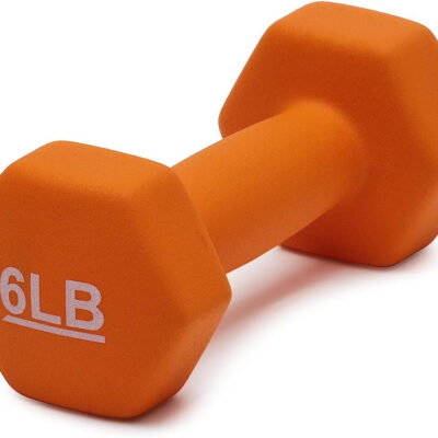 Amazon Basics Neoprene Dumbbell Hand Weights for Exercise and Muscle Toning