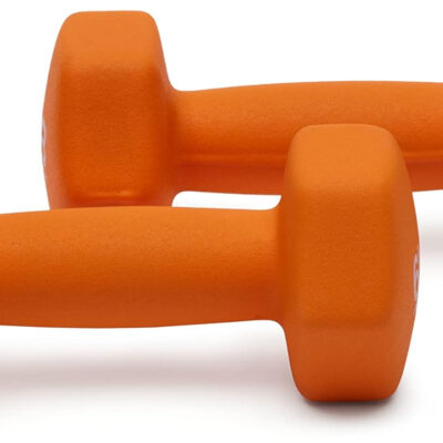 Amazon Basics Neoprene Dumbbell Hand Weights for Exercise and Muscle Toning