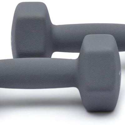 Amazon Basics Neoprene Dumbbell Hand Weights for Exercise and Muscle Toning