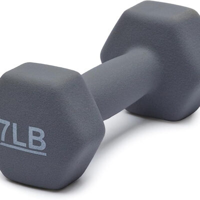 Amazon Basics Neoprene Dumbbell Hand Weights for Exercise and Muscle Toning