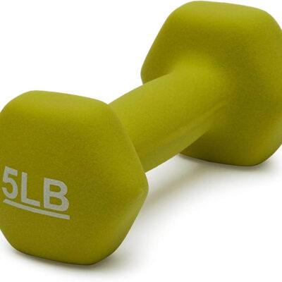 Amazon Basics Neoprene Dumbbell Hand Weights for Exercise and Muscle Toning