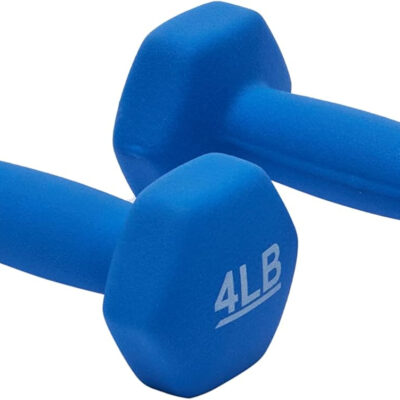 Amazon Basics Neoprene Dumbbell Hand Weights for Exercise and Muscle Toning