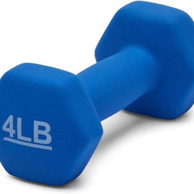 Amazon Basics Neoprene Dumbbell Hand Weights for Exercise and Muscle Toning