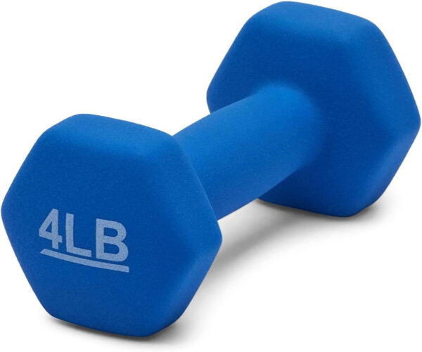 Amazon Basics Neoprene Dumbbell Hand Weights for Exercise and Muscle Toning