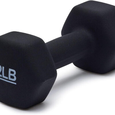 Amazon Basics Neoprene Dumbbell Hand Weights for Exercise and Muscle Toning