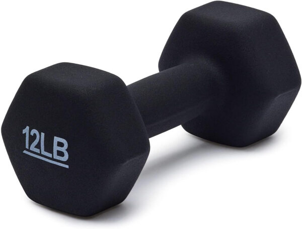 Amazon Basics Neoprene Dumbbell Hand Weights for Exercise and Muscle Toning
