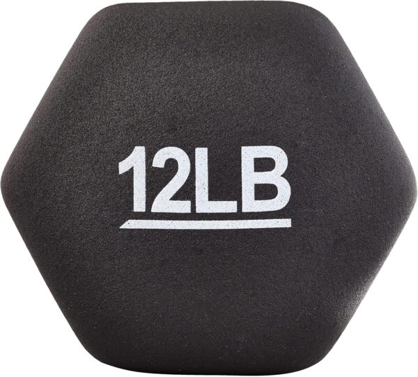 Amazon Basics Neoprene Dumbbell Hand Weights for Exercise and Muscle Toning
