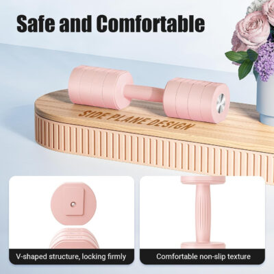 689c66f4907bcec058c559b899d990b4d69f6efdd84fe26ab6337.jpg MERACH Dumbbell Set of 2, Adjustable Weight, Anti-slip Handle, Macaron Colors, Each 2.2/4.4/6.6/8.8 lbs, 4 in 1 Hand Weights for Women at Home
