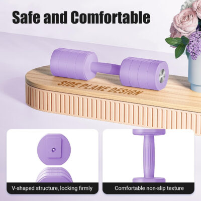 689c67131100309be890768ce5fdde3939ff32cee9e9699033e7b.jpg MERACH Dumbbell Set of 2, Adjustable Weight, Anti-slip Handle, Macaron Colors, Each 2.2/4.4/6.6/8.8 lbs, 4 in 1 Hand Weights for Women at Home