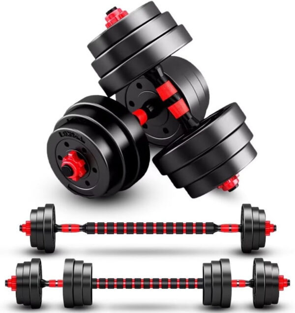 689c676d5e68865beff8719cc5675d5b2659739eb1f4f86feeb0b.jpg Adjustable-Dumbbells-Sets,Free Weights-Dumbbells Set of 2 Convertible To Barbell A Pair of Lightweight for Home Gym,Women and Men Equipment