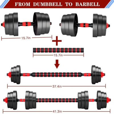 689c6770394ff7965f16c231435cf5260847a06eb11489c01c7d8.jpg Adjustable-Dumbbells-Sets,Free Weights-Dumbbells Set of 2 Convertible To Barbell A Pair of Lightweight for Home Gym,Women and Men Equipment