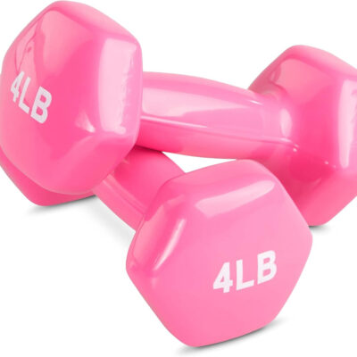 Amazon Basics Vinyl Coated Dumbbell Hand Weights