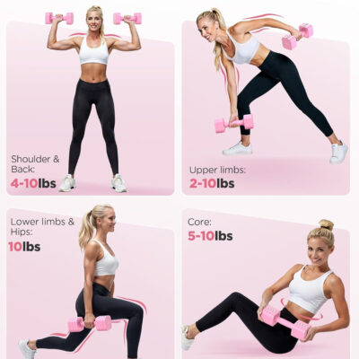 689c6c6c880381f5d145d4412872a0fe605cf00394e827db11ea0.jpg FEIERDUN 5-in-1 Adjustable Dumbbell Set of 2, 20LBS/10LBS Hand Weights for Women, 1s-Adjust Dual-Stable Dumbbell Set for Women Home Gym & Outdoor