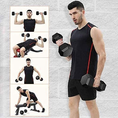 689c6e62a8d559033963effc866939f90214744d30c519e4b11a9.jpg Saorzon Dumbbells Set of 2 Exercise Fitness Dumbbell for Home Gym Free Weights Hand Hex Dumb Bells
