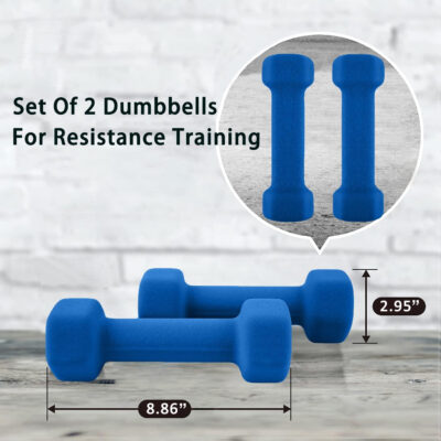 689c6eb187da1ad4790fa26bc1c0d96c76b065554f5c0685a9e9e.jpg Saorzon Dumbbells Set of 2 Exercise Fitness Dumbbell for Home Gym Free Weights Hand Hex Dumb Bells
