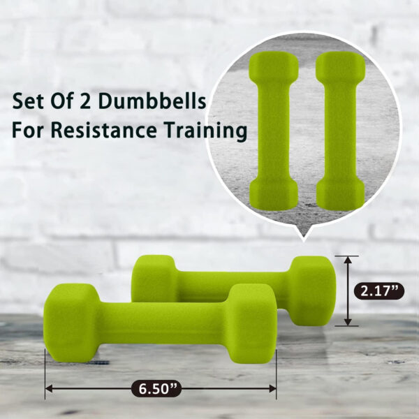 689c6ec311712716030b301bd972f8176d161101b6633331fefda.jpg Saorzon Dumbbells Set of 2 Exercise Fitness Dumbbell for Home Gym Free Weights Hand Hex Dumb Bells