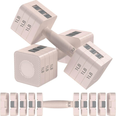 689c6ef8a065d18a5b3f1f431594eeadfd585085008f7202f1510.jpg 22LBS Adjustable Dumbbells Set, Hand Weights Sets with 5 Levels 3lb, 5lb, 7lb, 9lb, 11lb, Adjustable Weight Dumbbells for Women/Men Home Gym Full Body Workout