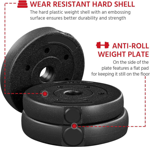 689c6f0eaeffdffd6a6eaab3035e2c8634ae9b735c64f495c547a.jpg Yaheetech Adjustable Dumbbells Weight Set Dumbbell Weights Exercise & Fitness Equipment w/ 4 Spinlock Collars for Women & Men Home Gym Strength Training