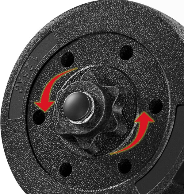 689c6f14e0dc9ac7a2f4c13f34f739328386915b2a5455f3d0762.jpg Yaheetech Adjustable Dumbbells Weight Set Dumbbell Weights Exercise & Fitness Equipment w/ 4 Spinlock Collars for Women & Men Home Gym Strength Training