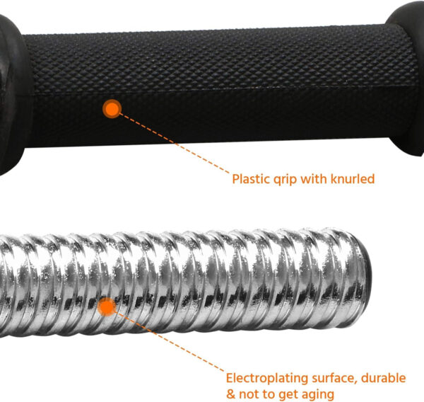 689c6f2f857087ab504d35150b2ccea5ed6c8430367a474a94080.jpg Yaheetech Adjustable Dumbbells Weight Set Dumbbell Weights Exercise & Fitness Equipment w/ 4 Spinlock Collars for Women & Men Home Gym Strength Training