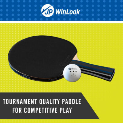 Ping Pong Paddles Sets - Premium Table Tennis Rackets with Ping Pong Balls & Professional Case - JP WinLook Portable Table Tennis Paddles Set for Indoor & Outdoor Play