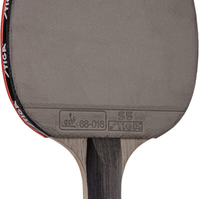 689c7c75b1a6bbafe55cfc7e954d4ff7c346fe8dc96fbe1083ab8.jpg STIGA Pro Carbon Performance-Level Table Tennis Racket with Carbon Technology for Tournament Play - Red and Blue Colors