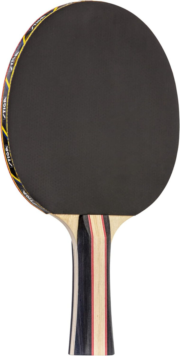 689c7cb494a9f797aea3805debe34b521e12f5fd3231654555d9b.jpg STIGA Performance 2 or 4 Player Table Tennis Set – USATT Approved Rackets and 3-Star Balls – 5-Ply Blade & Flared Handle – Perfect for Skill Development