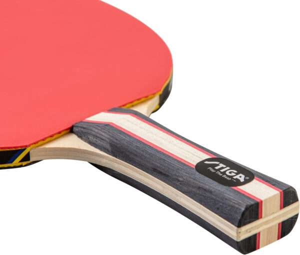 689c7cb82f4156adb304605d19b677dc76d5c110383e38ae26c26.jpg STIGA Performance 2 or 4 Player Table Tennis Set – USATT Approved Rackets and 3-Star Balls – 5-Ply Blade & Flared Handle – Perfect for Skill Development