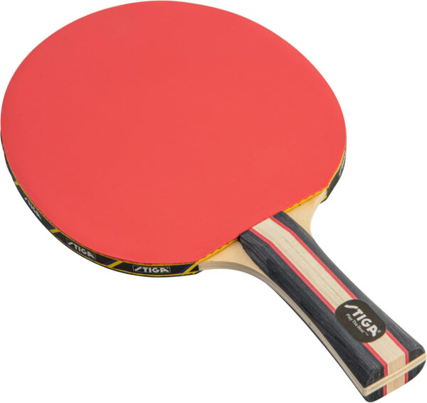 689c7cba1fd1650013a611460731b6378521a67ecbde481b6d57f.jpg STIGA Performance 2 or 4 Player Table Tennis Set – USATT Approved Rackets and 3-Star Balls – 5-Ply Blade & Flared Handle – Perfect for Skill Development