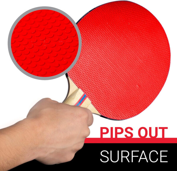 689c7cd3ce27227a10aa7b58644f1f60cc54f8f928e5c1e47ffee.jpg Franklin Sports Ping Pong Paddle Set with Balls - 2 Player & 4 Player Table Tennis Paddle Kit - Full Ping Pong Starter Kit