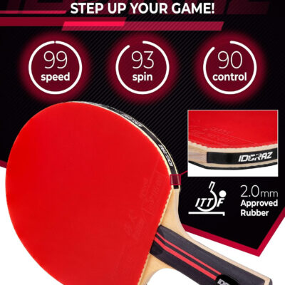689c7d31b457f69066124454085dac422f3ac7c7abf5d5d082e19.jpg Ping Pong Paddle Professional Racket - Table Tennis Racket with Carrying Case - ITTF Approved Rubber for Tournament Play - Best Table Tennis Paddle