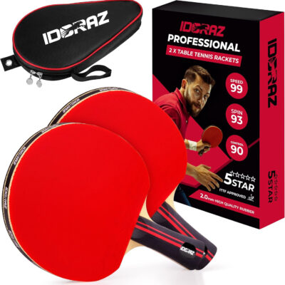689c7d3e39b121c828d1b2098f9e50847e5bc738ac32a01d91843.jpg Ping Pong Paddle Professional Racket - Table Tennis Racket with Carrying Case - ITTF Approved Rubber for Tournament Play - Best Table Tennis Paddle