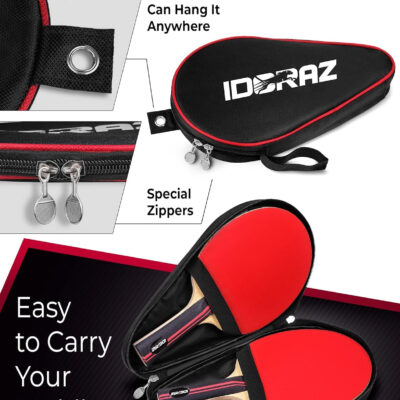 689c7d403e54d3cdba55b3feacab08e8a8fed73aeba03fddf8158.jpg Ping Pong Paddle Professional Racket - Table Tennis Racket with Carrying Case - ITTF Approved Rubber for Tournament Play - Best Table Tennis Paddle