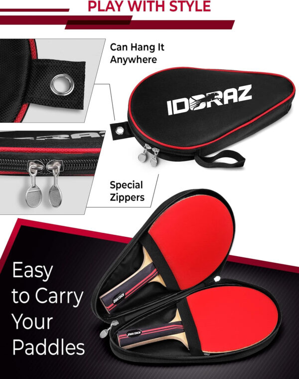 689c7d403e54d3cdba55b3feacab08e8a8fed73aeba03fddf8158.jpg Ping Pong Paddle Professional Racket - Table Tennis Racket with Carrying Case - ITTF Approved Rubber for Tournament Play - Best Table Tennis Paddle