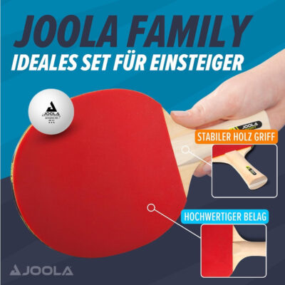 689c7d6589eb37a6830a3abdbee8340582c829dd4980324160384.jpg JOOLA Family Premium Ping Pong Paddles Set of 4 - Advanced Table Tennis Rackets, 10 Training 3 Star Ping Pong Balls, and Storage Case - Competitive or Recreational Play - Indoor and Outdoor Compatible