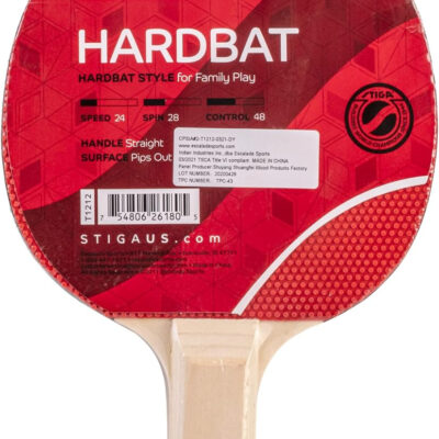 689c7e86d6fb931ac04f5919e9463394a023d82d6fe48900d1a04.jpg STIGA Hardbat Table Tennis Racket - USATT Approved Recreational Ping Pong Paddle