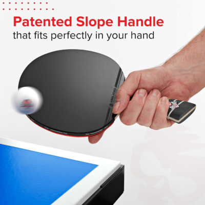 689c7f2957cc967e93c54d01a8692c972d6f6806219fdef70ffe6.jpg The Peace Maker ALC - Professional Ping Pong Paddle - Carbon Fiber Table Tennis Racket Producing Maximum Spin & Control for All Levels - Hard Carry Case & Ergonomic Handle.