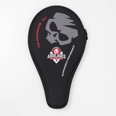 689c7f30efed1409556aef221727d8caf7e5962e496fdd687cb18.jpg The Peace Maker ALC - Professional Ping Pong Paddle - Carbon Fiber Table Tennis Racket Producing Maximum Spin & Control for All Levels - Hard Carry Case & Ergonomic Handle.