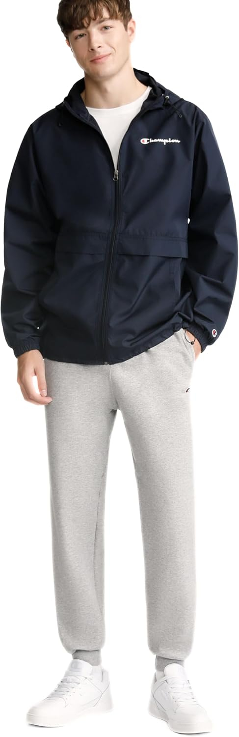 689c81ef8510db3fcf6fb6b63f8bcd4a2d02a66edfbcb38564fae.jpg Champion Men's Jacket, Stadium Full-zip Jacket, Wind Resistant, Water Resistant Jacket for Men