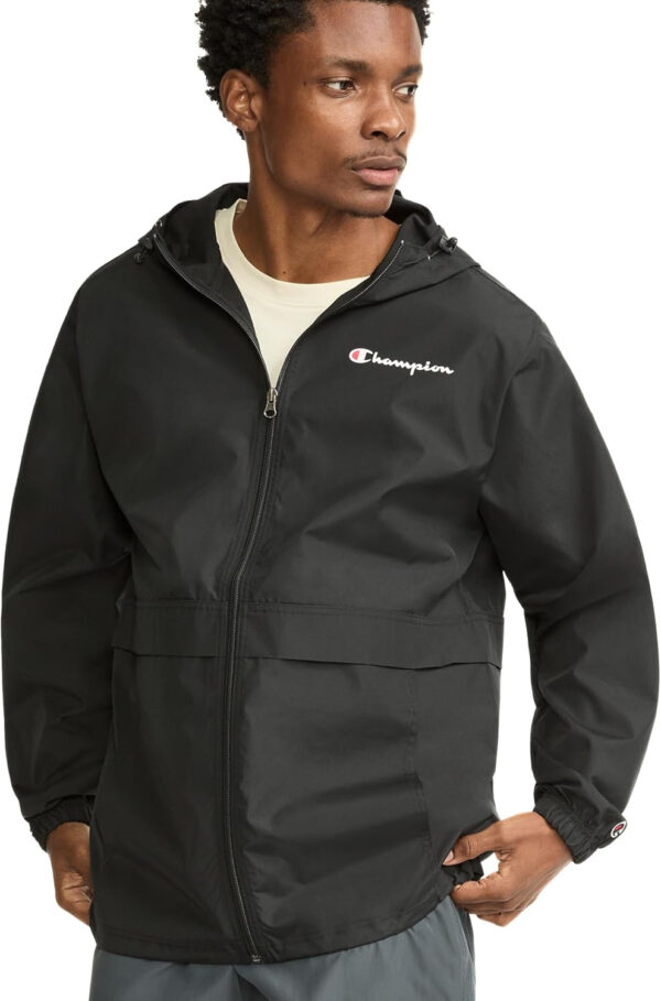 689c81fcb2bef22f36fbe821ee8d08408df6f76e41e6c887f2dfa.jpg Champion Men's Jacket, Stadium Full-zip Jacket, Wind Resistant, Water Resistant Jacket for Men