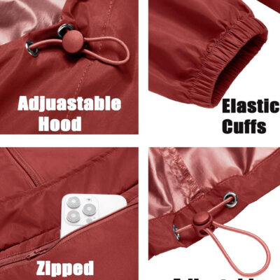 689c839e6ef889740cb668893ff7ccf2c906a1c1db25a29168449.jpg COOFANDY Men's Rain Jacket Waterproof Lightweight Packable Raincoat Pullover Windbreaker With Hood For Hiking Running