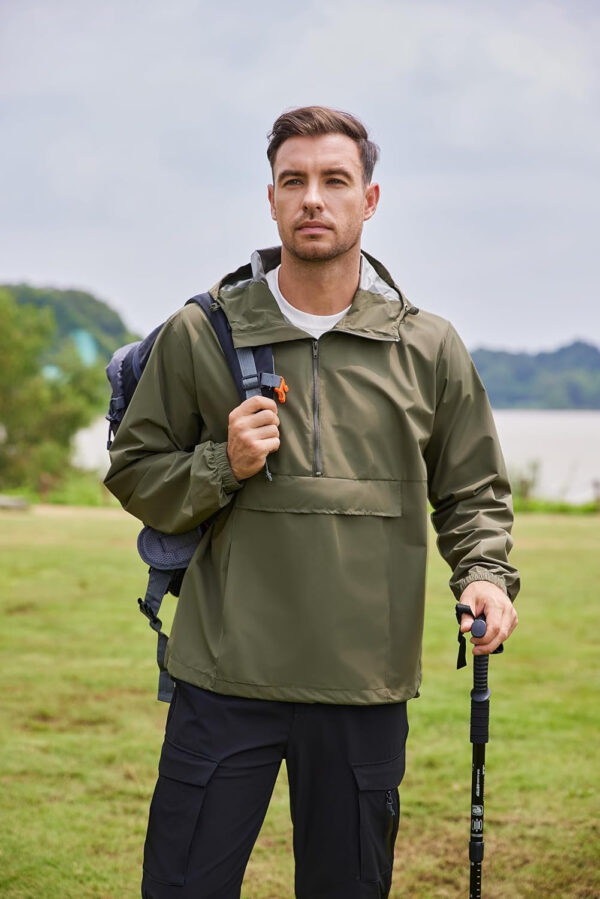 689c83a45661083dccd881f9f97935a828750a3542efa83d703c1.jpg COOFANDY Men's Rain Jacket Waterproof Lightweight Packable Raincoat Pullover Windbreaker With Hood For Hiking Running