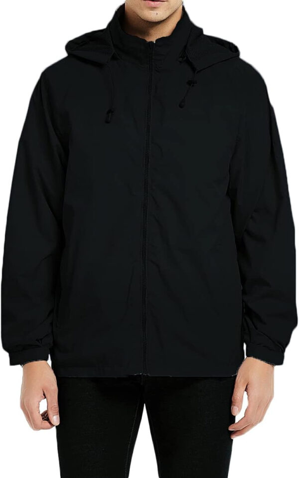 689c84dc6de9b0572b424c5763cd3858f8c9d8a1846f74518069b.jpg Mens Lightweight Windbreaker Waterproof Rain Jacket with Removable Hood